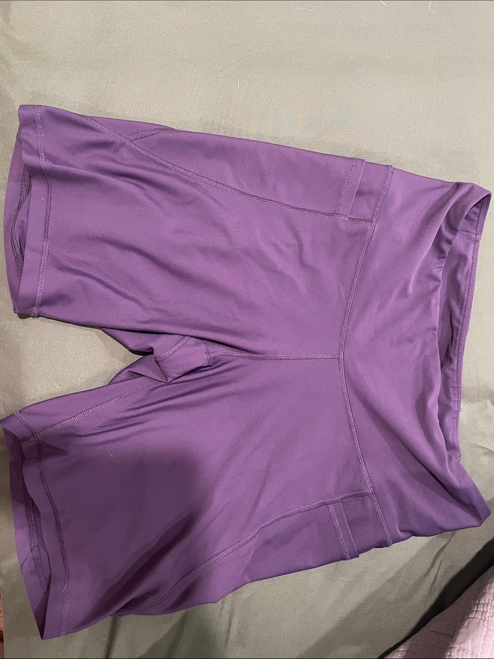 Old Navy Purple High-Rise Bike Shorts with Side Pocket